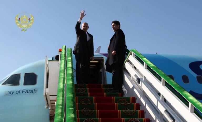 President Ghani leaves Kabul for Tashkent summit