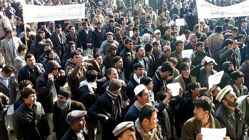 Protest in Kunduz