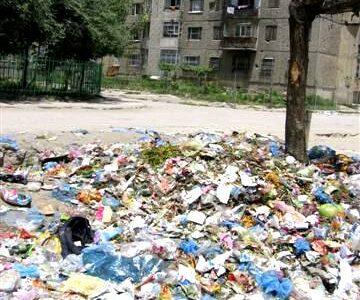 On both sides of border, waste of the environment