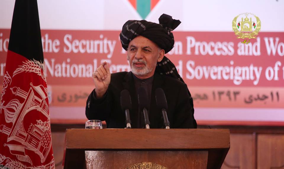 اشرف غنی: نیروهای امنیتی مسوول و نگهبان ناموس کشور است