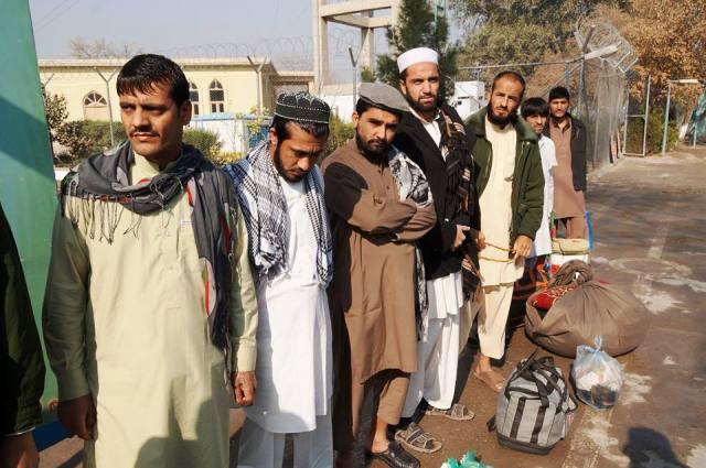 46 inmates released from Kunduz, Nangarhar prisons