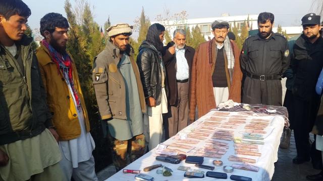 9 held, weapons recovered in Kabul & Baghlan