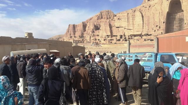 معلولين باميان ادارۀ محلى را به حق تلفى متهم کردند