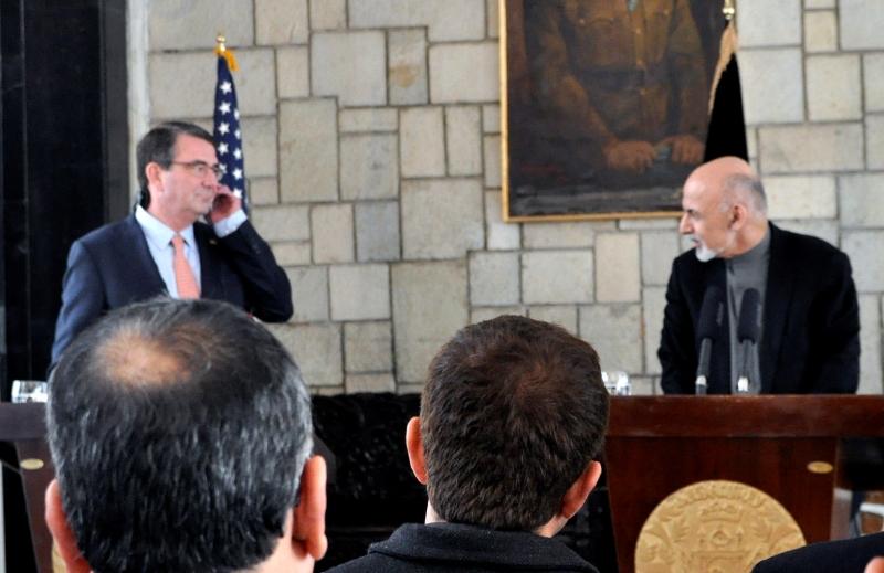Carter in Kabul to meet Ghani, military commanders