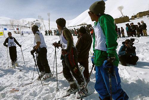 Ski contest in Bamyan