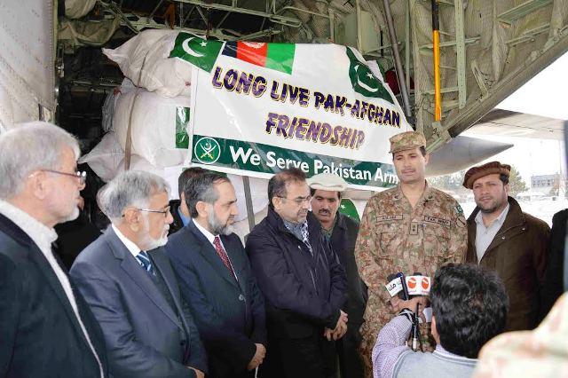 Pakistan sends relief goods for Panjsher families