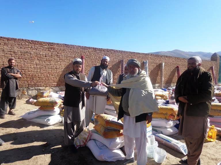 Paktika’s flood-hit families receive wheat aid