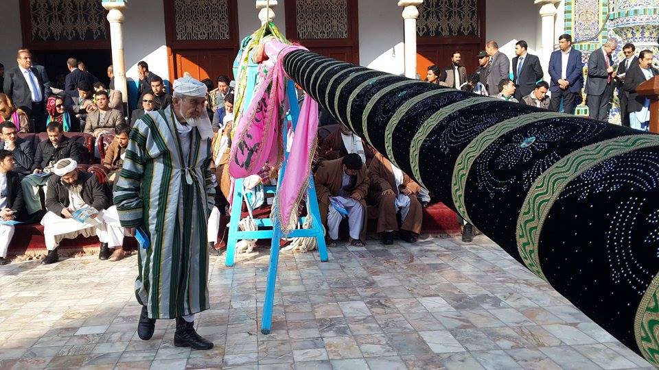 Traditional Nawroz flag-hoisting ceremony held in Mazar