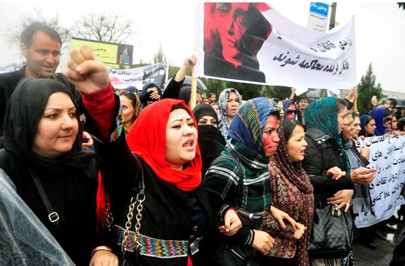 تظاهرات در مقابل ستره محکمه، کابل