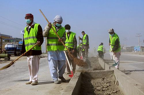 Municipality workers