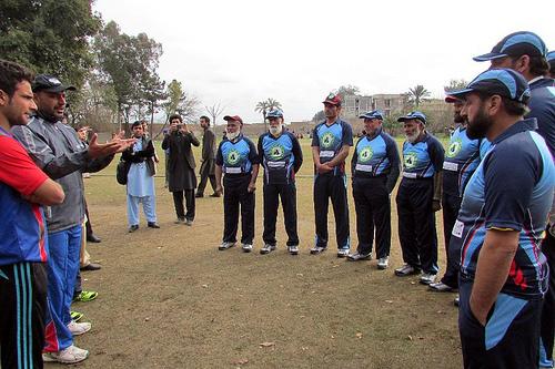 Cricket training in Nangarhar