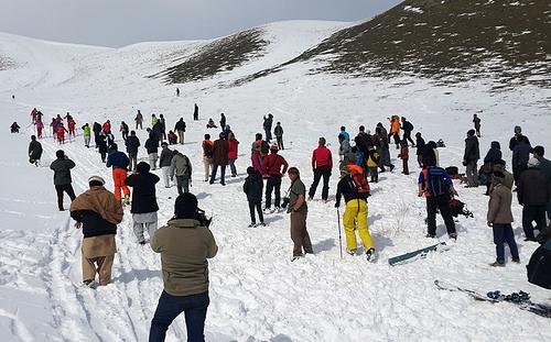 Ski contest in Bamyan