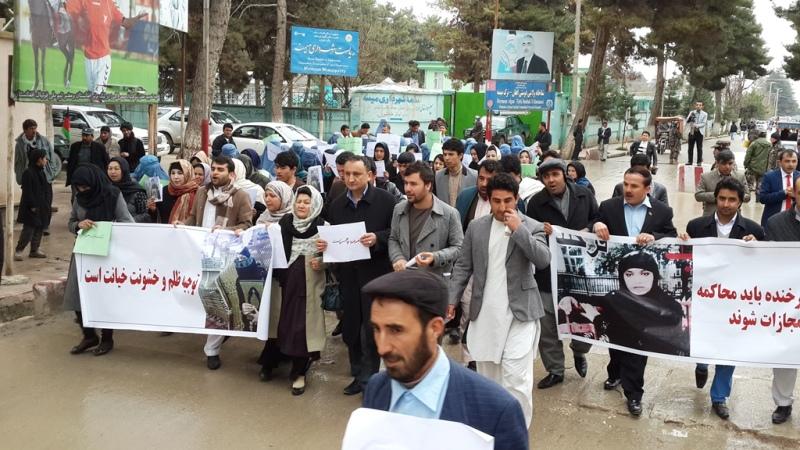 Protests against Kabul woman’s lynching rage on