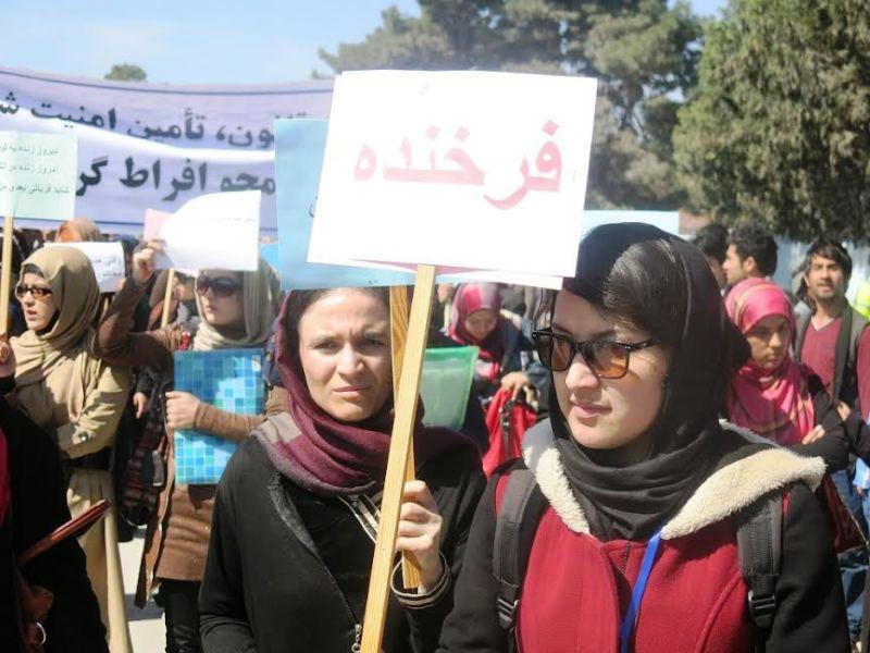 Balkh protestors call for crackdown on extremism