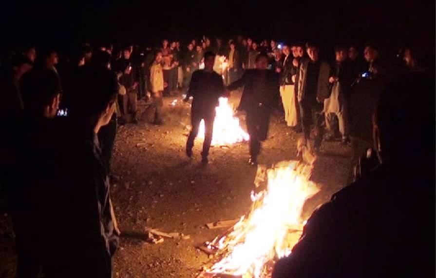 شهروندان هرات از “چهارشنبه سوری” تجلیل کردند