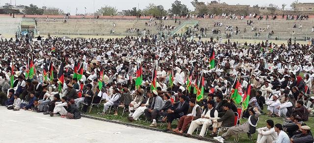 د خوست د ولايتي ادارې پر ضد لاريون وشو