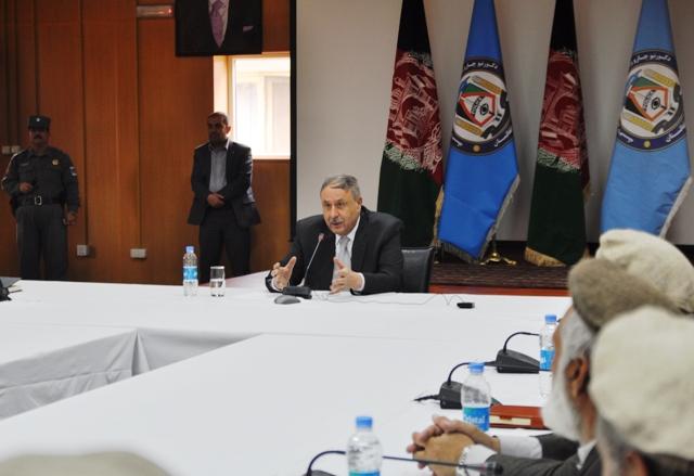 Ulumi urges Afghans to cooperate with police