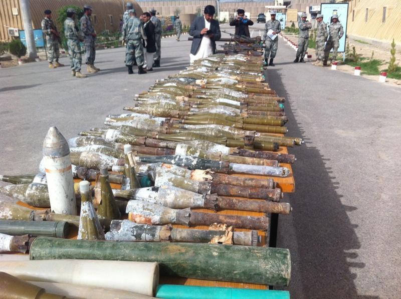 Weapons, explosives seized in Helmand operation