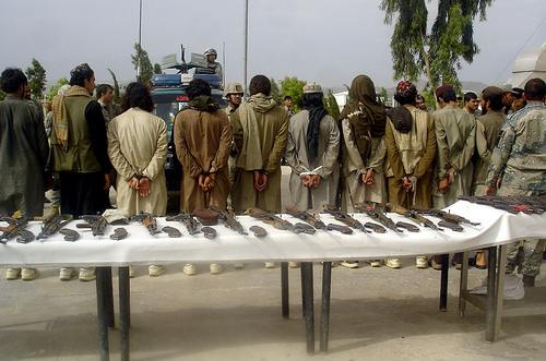 Arrested insurgents