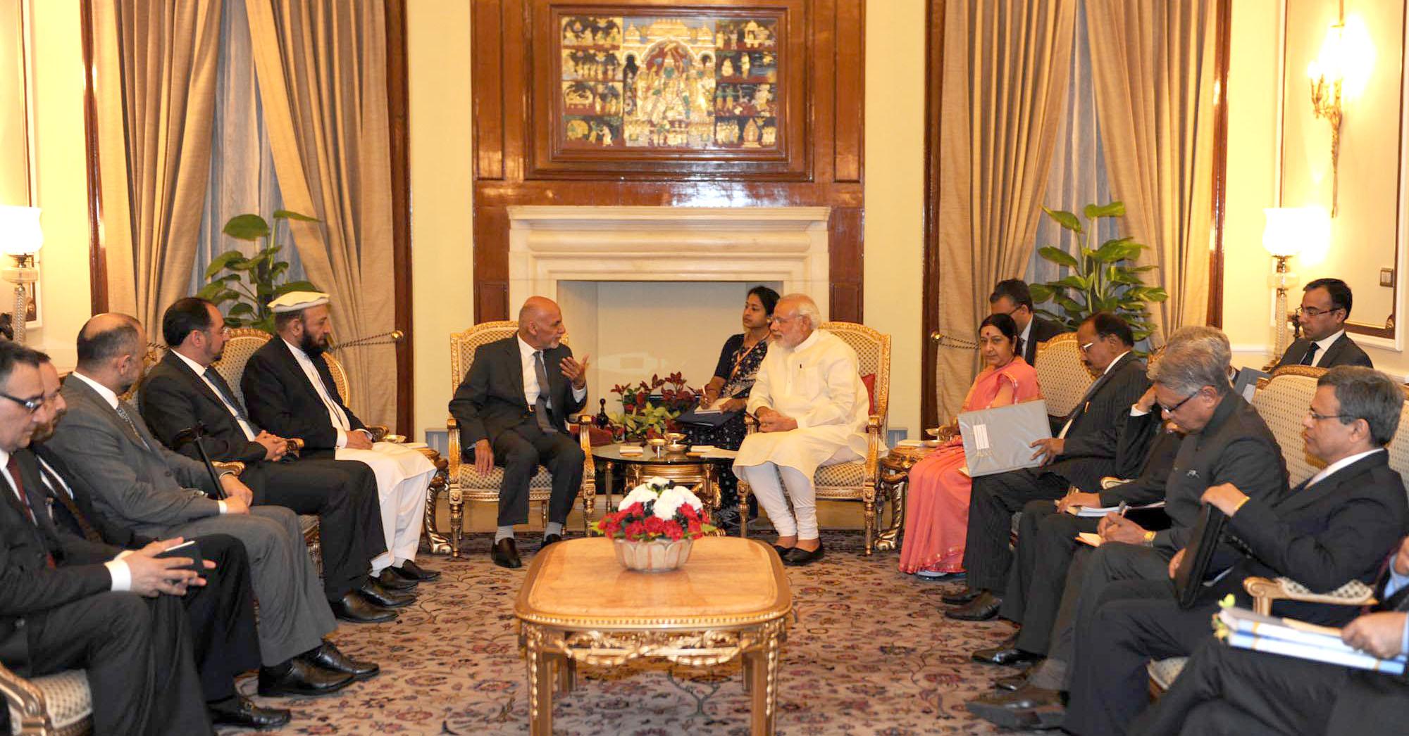 Ghani visits India