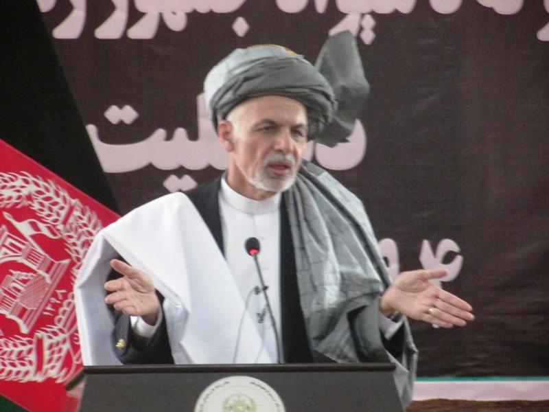 Come face-to-face, Ghani challenges rebels