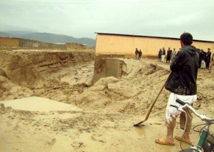 Badghis floods cause man, material losses
