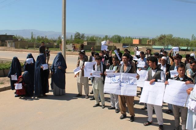 Protesters want Sar-i-Pul security improved