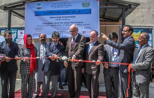 Solar power project launched in Kabul