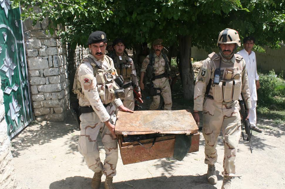 Forces seize arms depot in Khost
