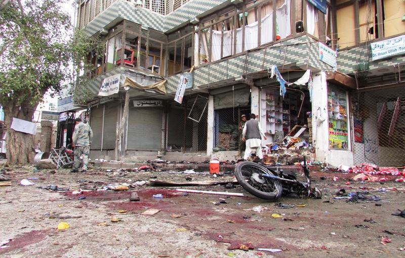 Jalalabad presents a gloomy picture after bombing