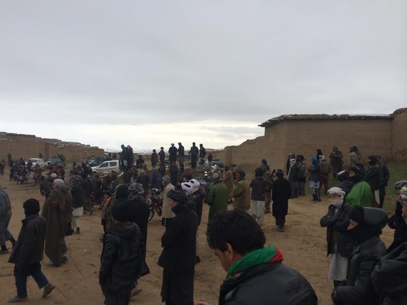 باشندگان سانچارک، بلخاب و سرپُل به حمايت از دولت قيام کرده اند