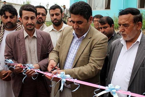 Foundation stone for administration building of NSP laid in Sar-i-Pul