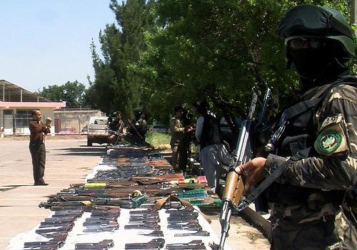 Weapons delivered to DIAG in Herat