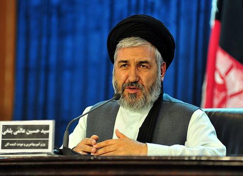 Sayed Hussain Alami Balkhi, minister of Refugees and repatriates