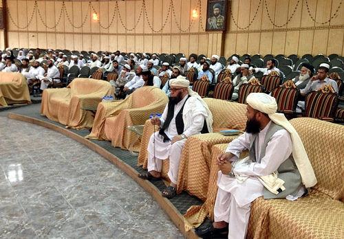 Religious scholars in a gathering