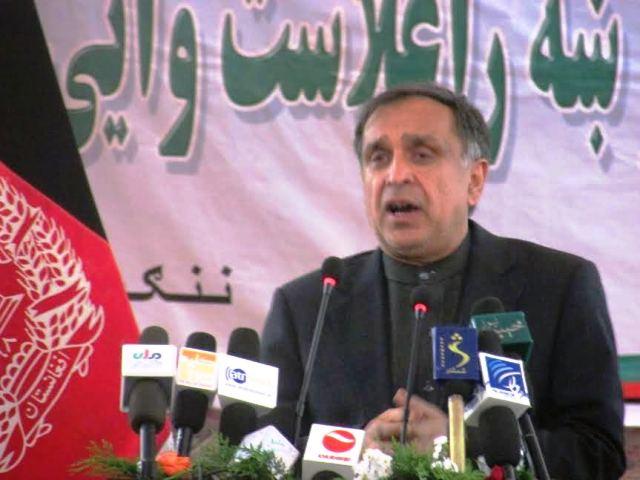 جيلانی پوپل مسوول کمپاين انتخاباتی حنیف اتمر با تیم دولت ساز یکجا شد