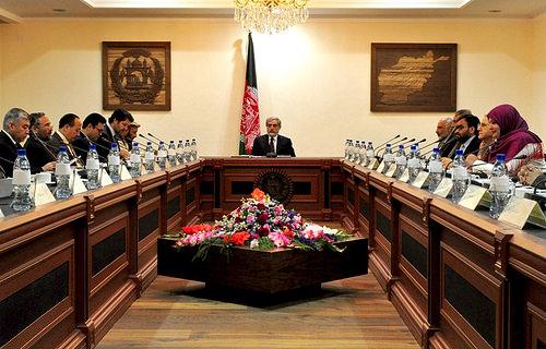 Dr. Abdullah in ministerial council meeting