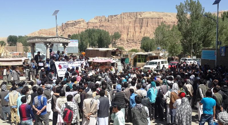 Bamyan teachers protest non-payment of salaries