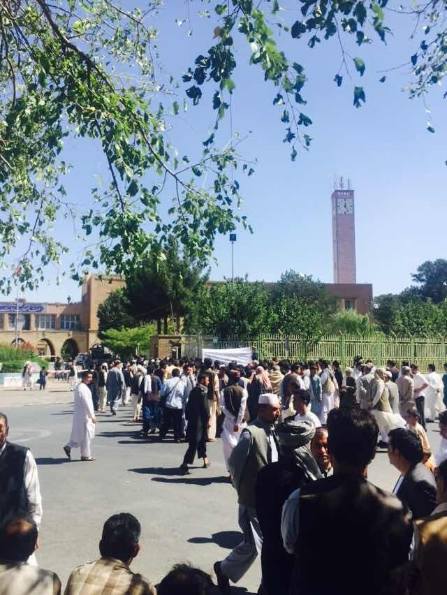 Protest held against leading religious figure in Herat