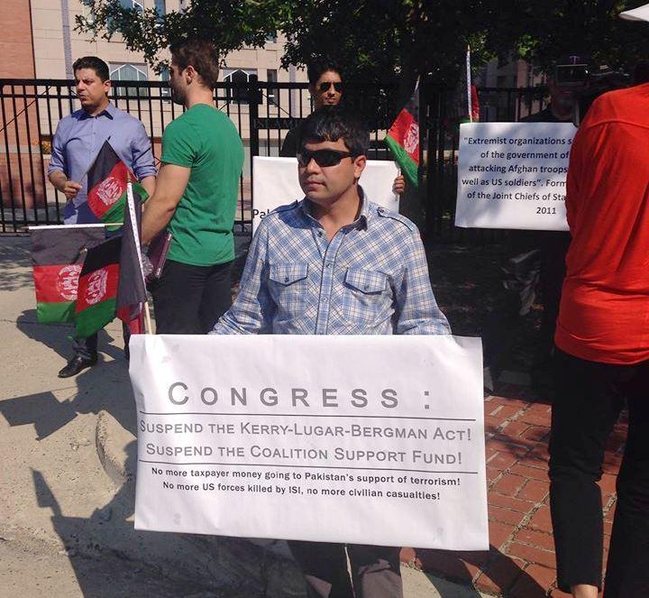 Afghans stage anti-Pakistan protest in Washington