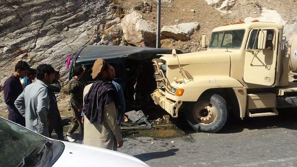 حادثه ترافيکى، کابل- جلال آباد