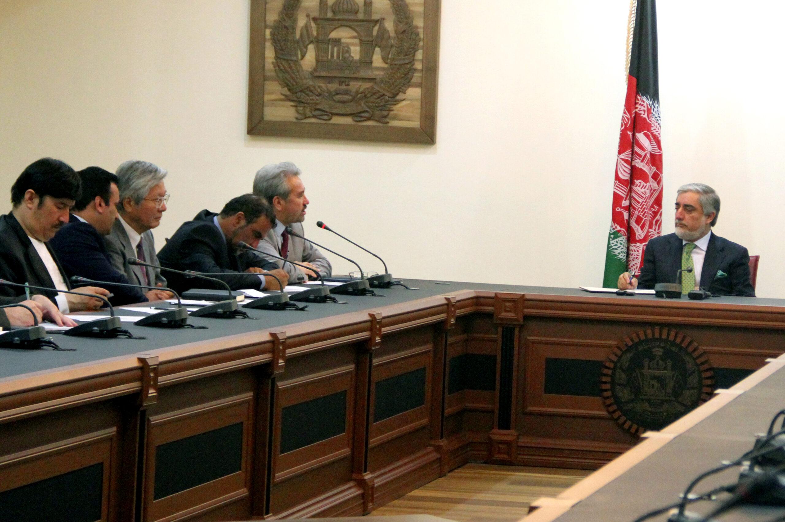 عبدالله ، جلسه کمیسیون اصلاحات انتخاباتی، کابل