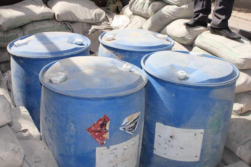 Takhar police nab 2 smugglers with 800 liters of acid