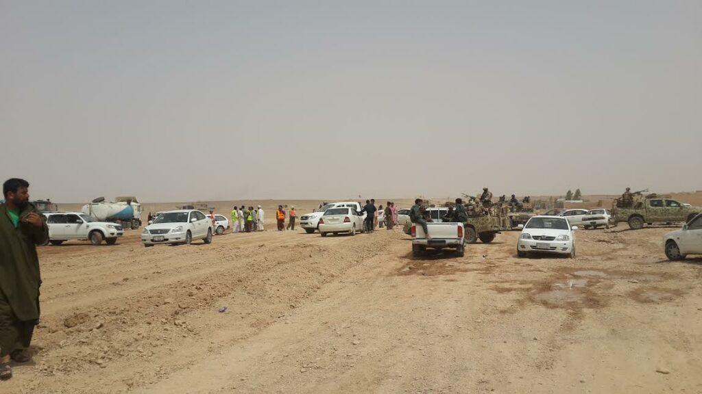 Nawzad-Greshk road being reconstructed