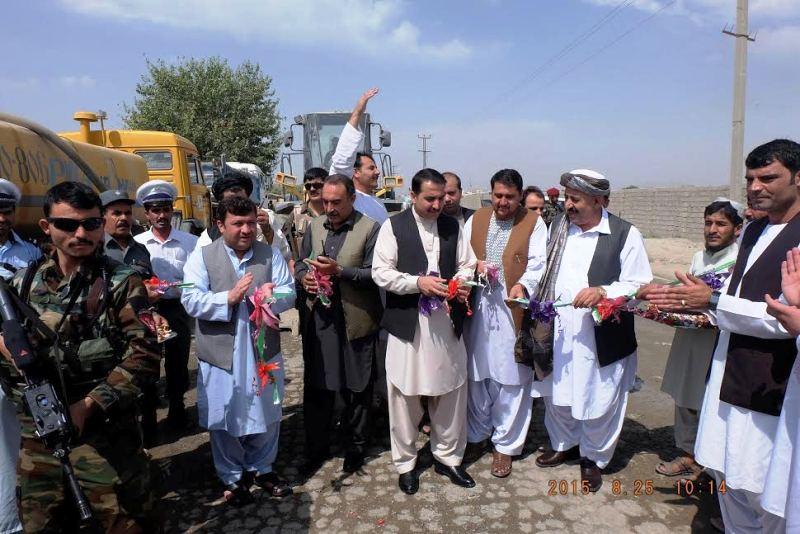 Construction work on Kandahar City bypass road launched
