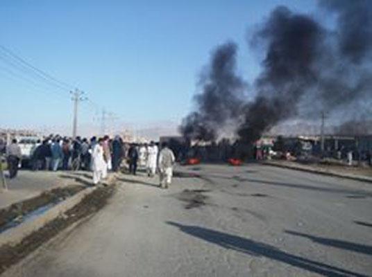 دراعتراض به اختطاف پسريک تاجرتظاهرات صورت گرفت