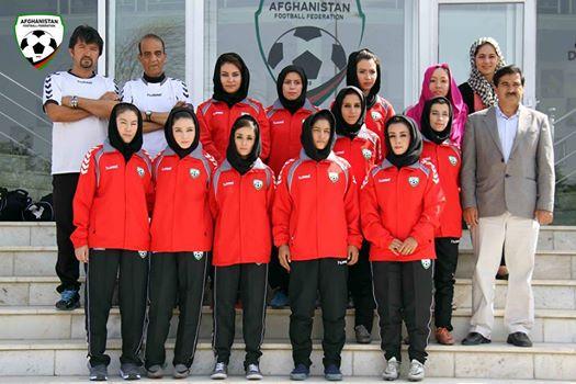 Afghan women’s football team off to Japan