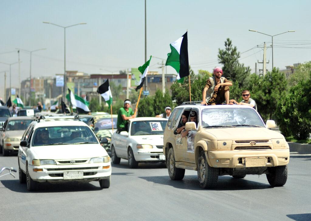 Speeding convoys of Massoud supporters cause panic