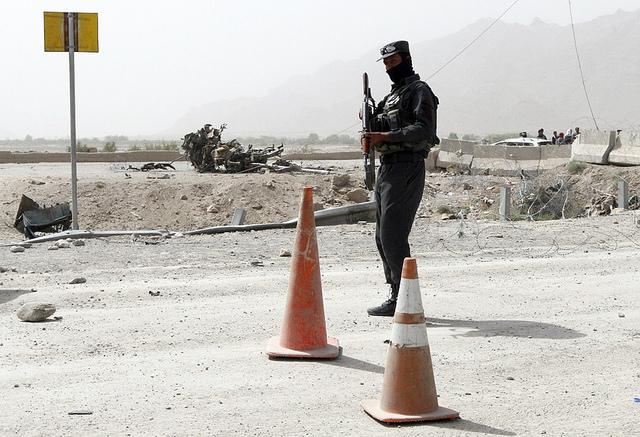 Site of suicide car bombing – Kandahar