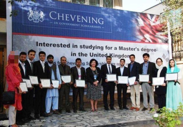 15 Afghan students awarded Chevening scholarship